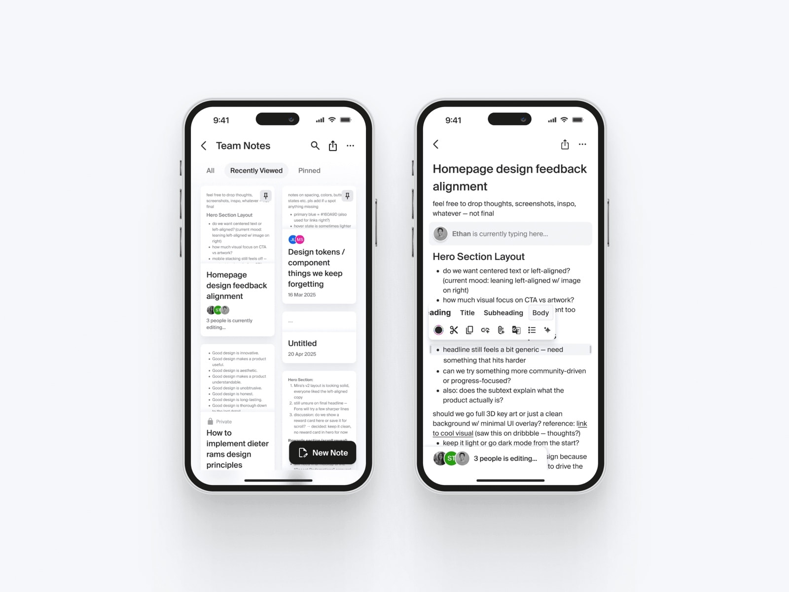 Collaborative Notes