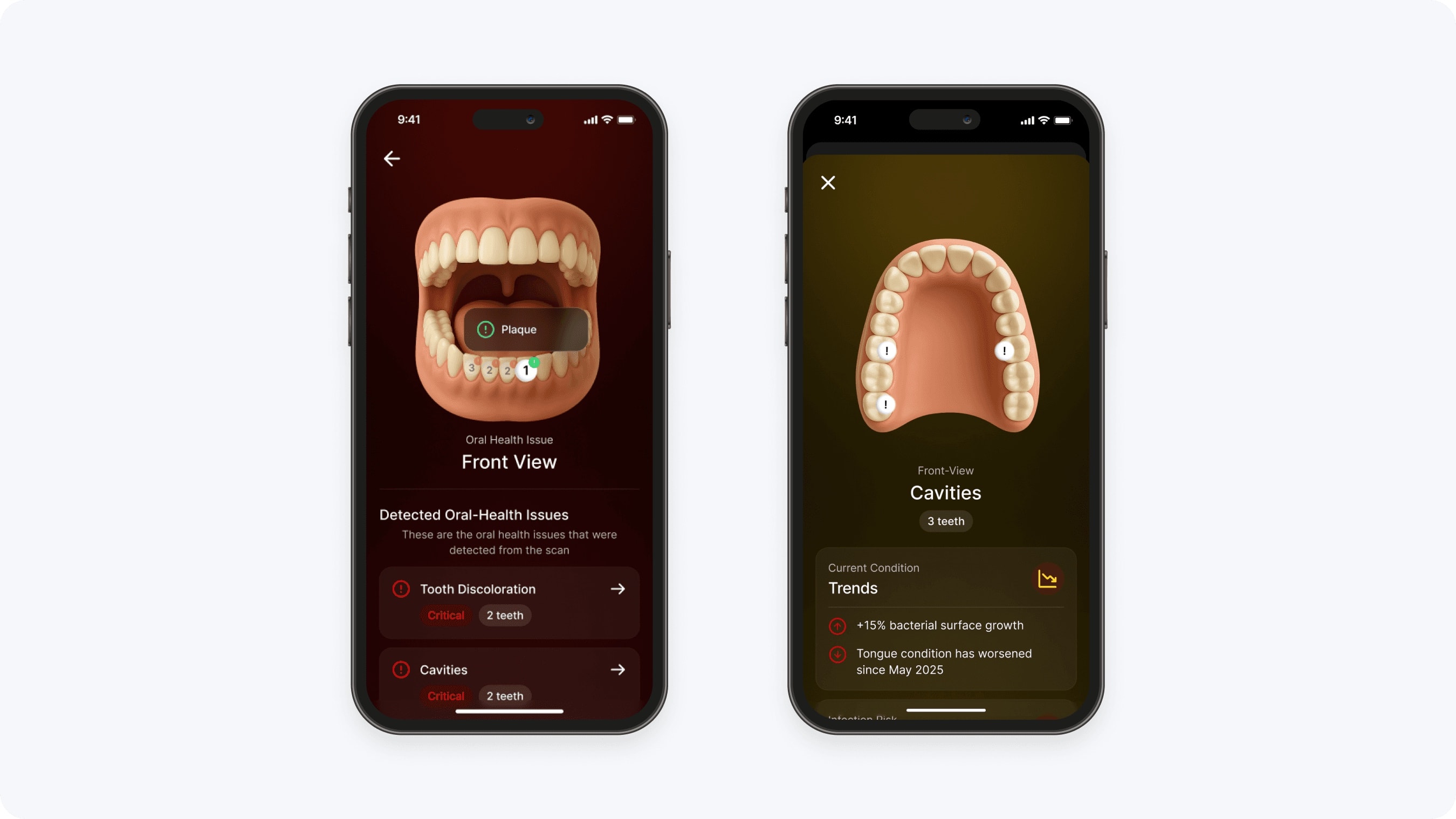 Feno app screens