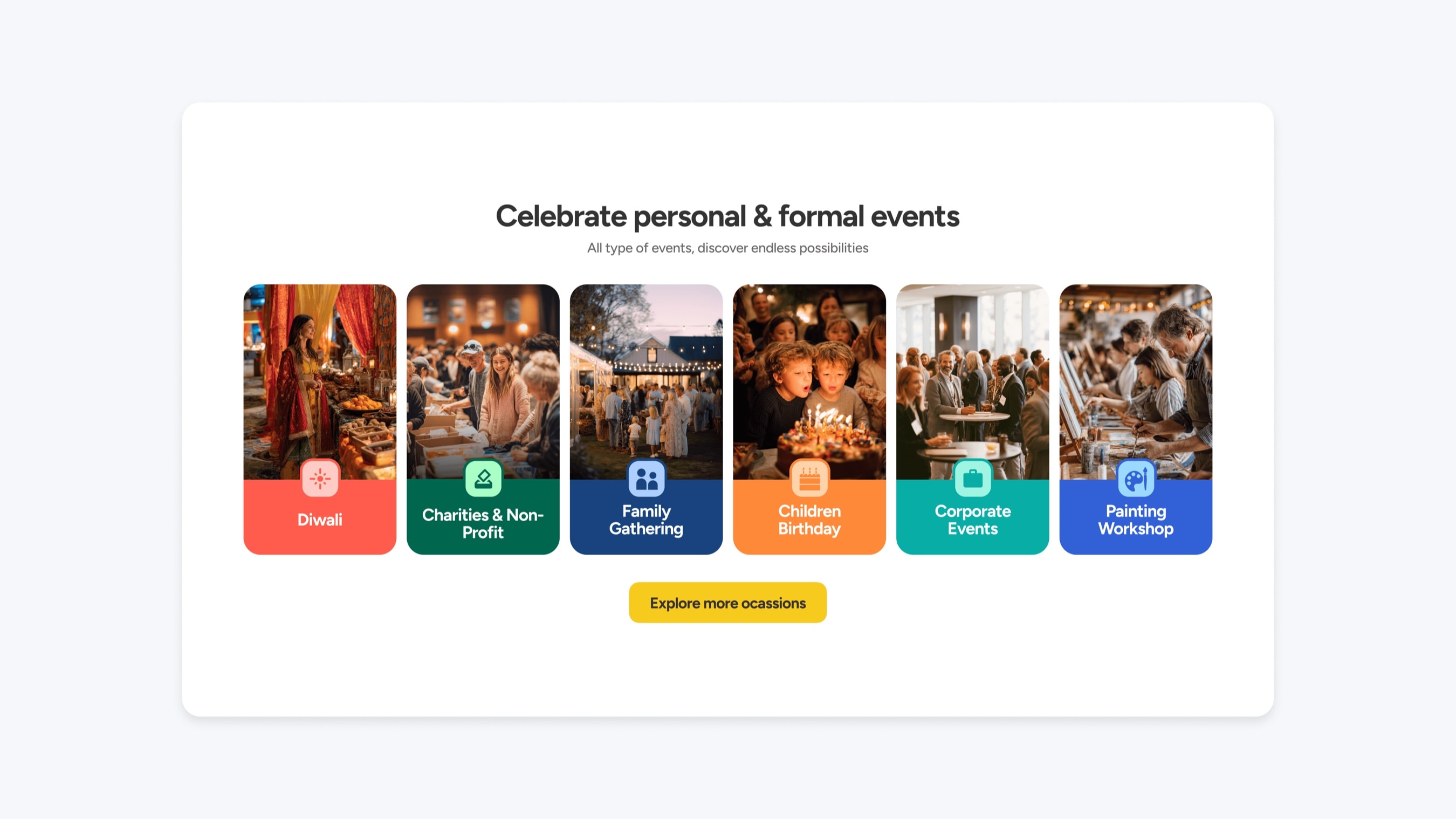 PartyHub screens